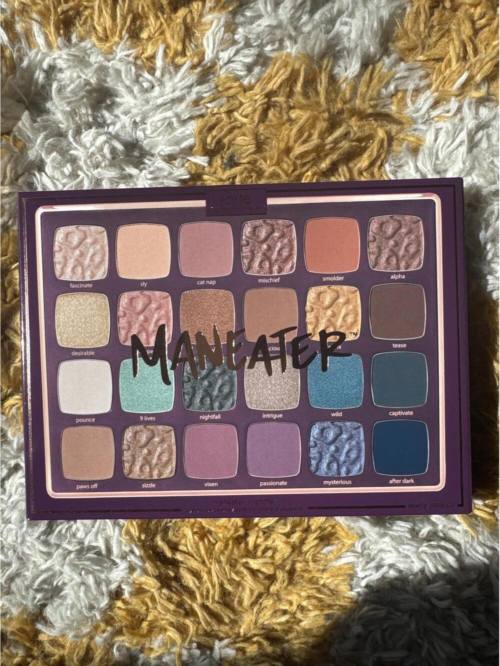NIB Tarte Cosmetics Nightfall Eyeshadow Palette w/ NEW Eyeshadow Brush
